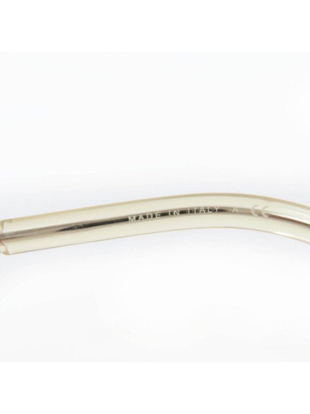 Chanel CC Logo Round Sunglasses with Chain Silver Clear Brown Case Necklace - Picture 12 of 13